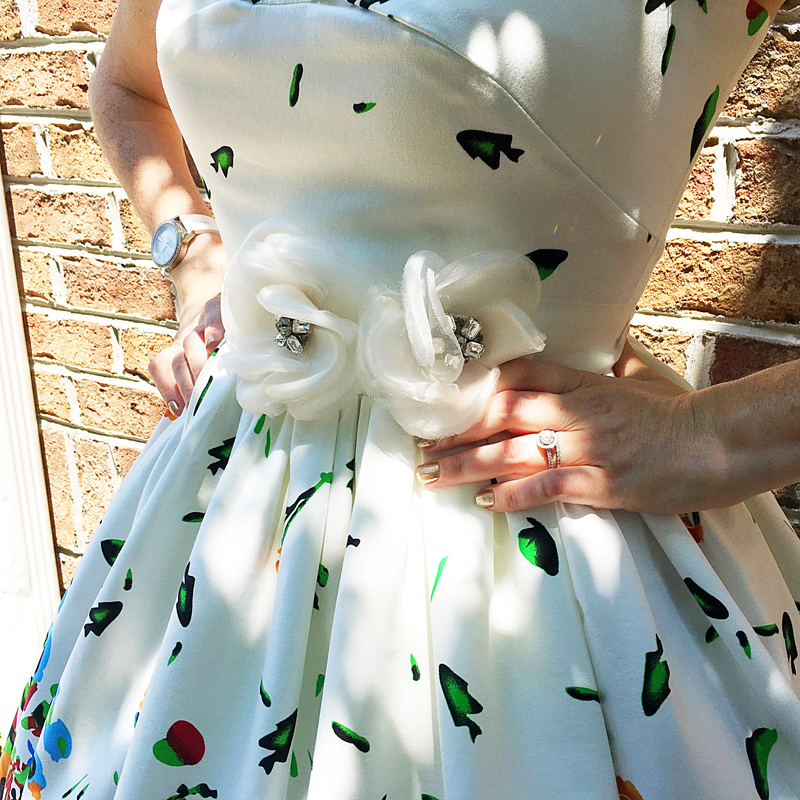 unique vintage floral dress