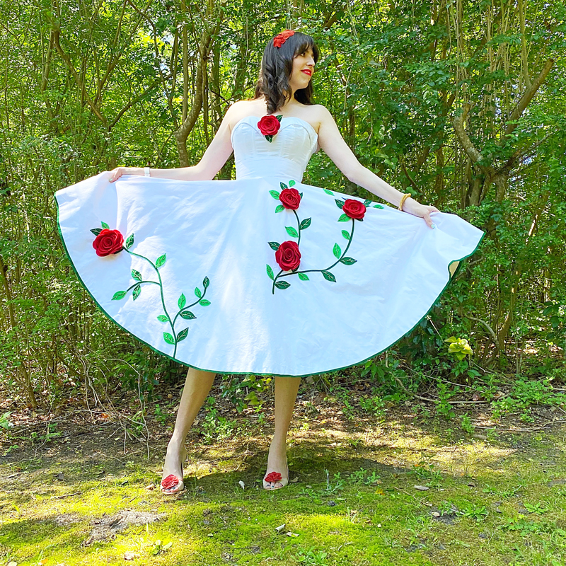 Bustier Dress With Slit Skirt Sewing Tutorial + Pattern Download, Rose Cafe  Hack