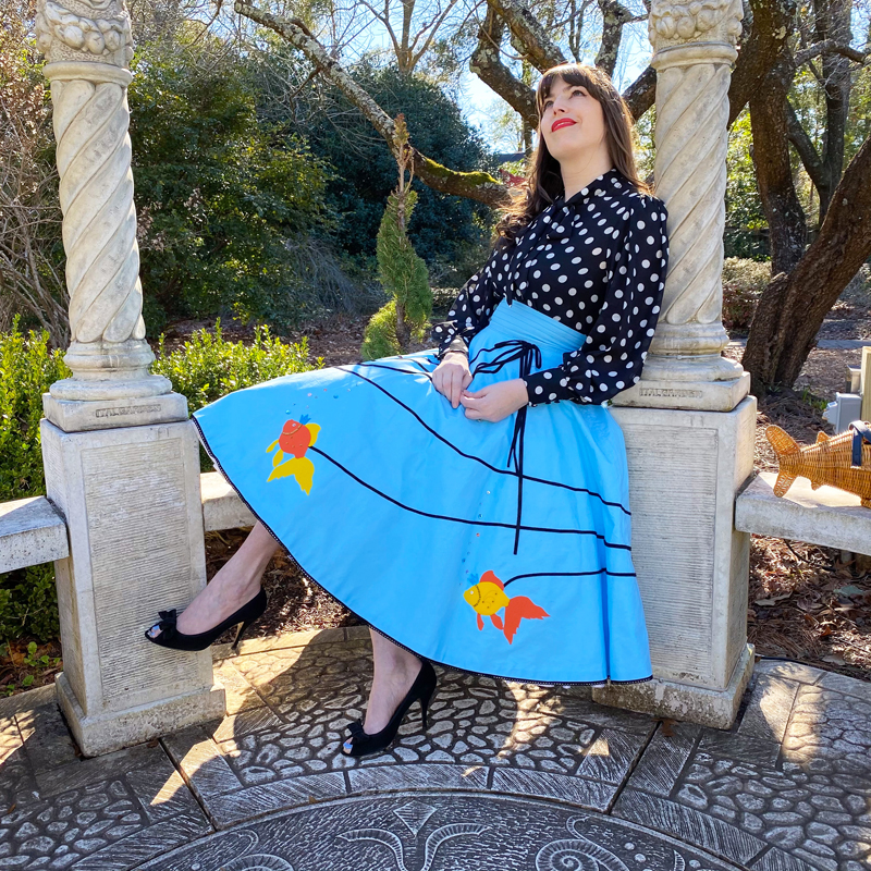 {Sewing} The Fish-oodle Skirt - The Dressed Aesthetic